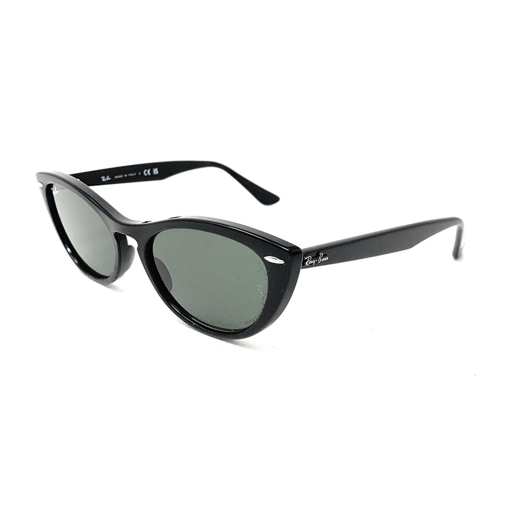Ray-Ban Nina RB4314-N 601/31 Women's Sunglasses Shiny Black Cat Eye 54mm